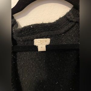 Black j.crew cardigan.